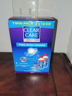 Clear Care triple action cleaning