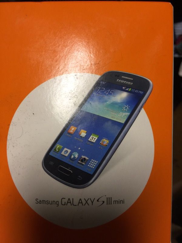 GALAXY S3 MINI. AT&T. STILL AVAILABLE AS OF 10/10/17