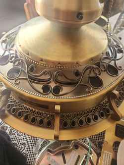 Brass Ceiling fan with remote