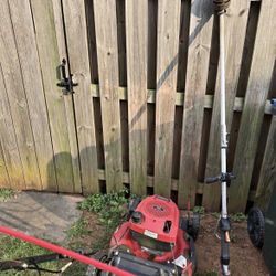 Lawnmower And. Echo Trimmer 