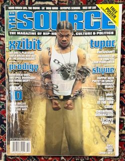 THE SOURCE MAGAZINE. XZIBIT-PRODIGY -MAC 10. TUPAC EXCLUSIVE.OCTOBER 2000 ISSUE N•33