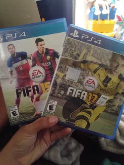 PS4 FIFA 15 And FIFA 17 Both For $30 