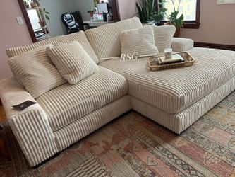 L Shaped Modular Corduroy Sectional Couch Set Fast Delivery Military Discount Color Options Only $39 down payment 👉 Please ask Jon Green for a discou