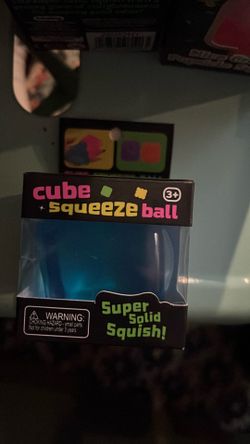 Blue cube squishy