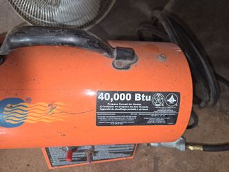 40k btu propane work heater