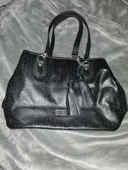 Guess G-logo embossed tote