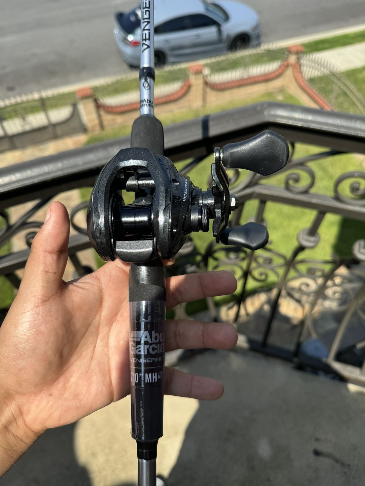 Abu Garcia Vengeance Baitcast Reel And Fishing Rod Combo