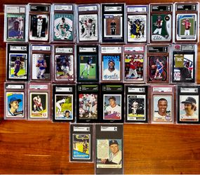 Graded Baseball  Football Basketball Hockey Cards