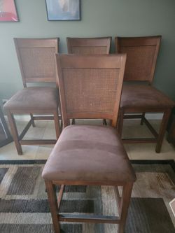 4 counter height chairs