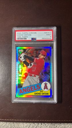 2020 Topps Chrome Shohei Ohtani 1985 Topps Refractor PSA 9!