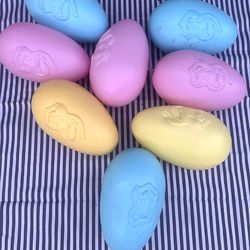 Vintage Easter 🐣 Egg Blow Mold of 1998 12 inch set of 8