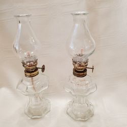 Vintage Minature Hurricane  Oil Lanterns ECI 