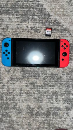 Nintendo Switch with game