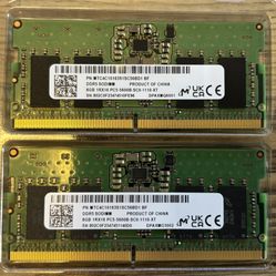 Micron 2x8gb DDR5 Sodimm 5600mhz