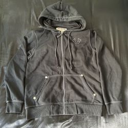 True Religion Big T Zip Hoodie