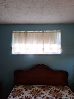 6 Crochet Lace Curtain Panels