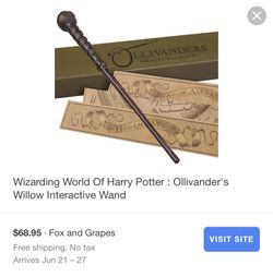Harry potter interactive wand