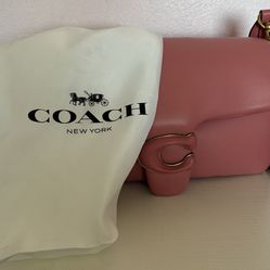 Coach Pink (Coral) Pillow Tabby 26