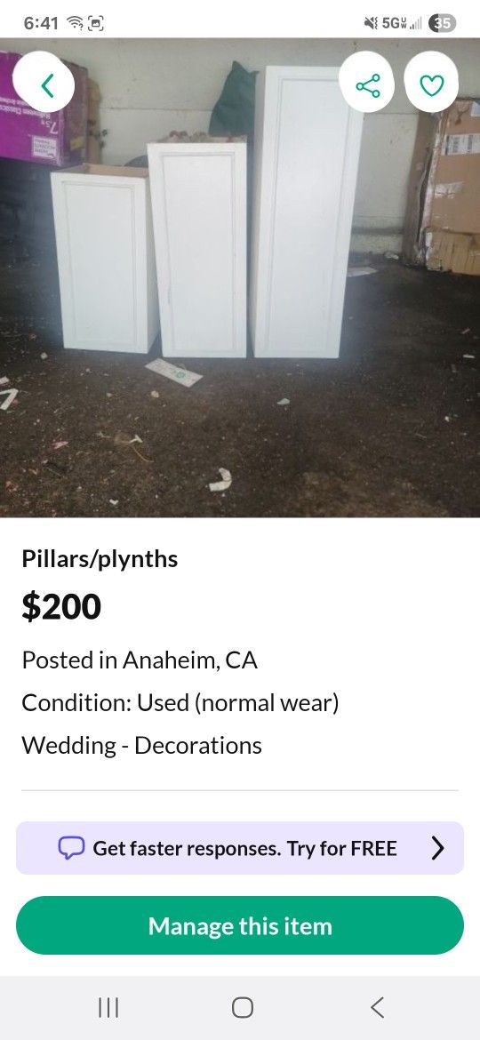 Pillars / Plynth