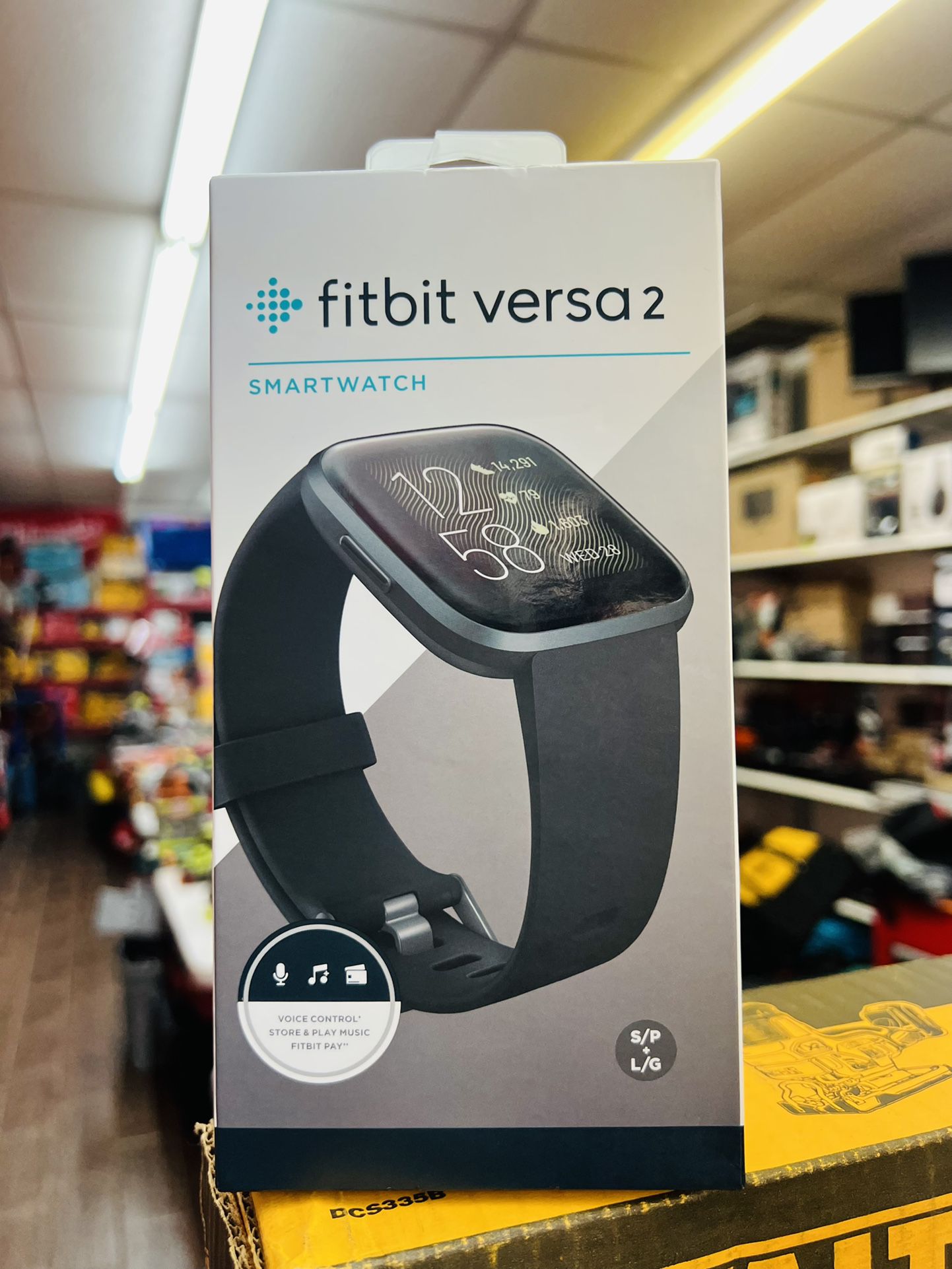 Fitbit Fitbit - Versa 2 Health & Fitness Smartwatch - Carbon