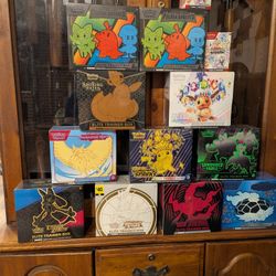 Sealed Pokemon Etbs And Booster Bundle