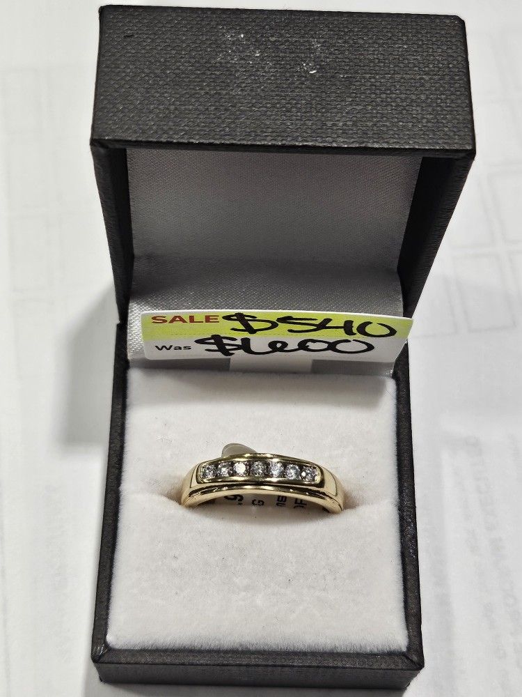 Diamond Wedding Band 10k