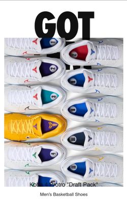 Nike kobe 4 Protro " Draft Day Pack" New Jersey Nets