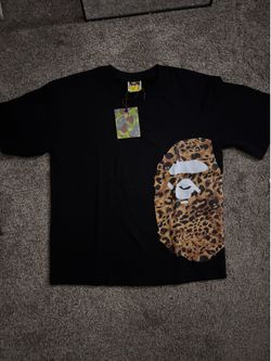 Bape black Wild Leopard shirt