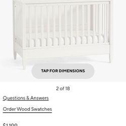 Ava Regency 4-in-1 Convertible Crib From Williams Sonoma 