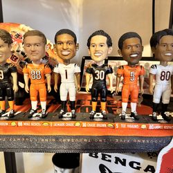 Skyline Bengals Bobbleheads brand new