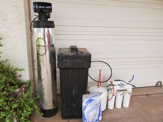 Altima ws1 water softener and Ultima VII RO system