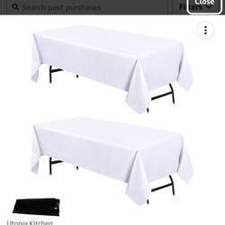 15 Round  & 4 Rectangle Table Cloth Covering 