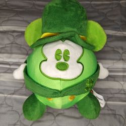 Disneys Mickey Mouse St Patrick's Plush