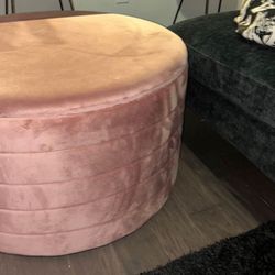 Pink Ottoman 