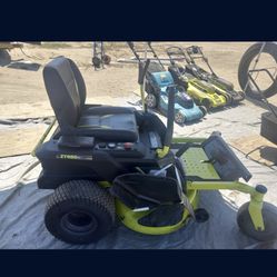 42" 100 AH ZERO TURN ELECTRIC RIDING LAWN MOWER With Charger