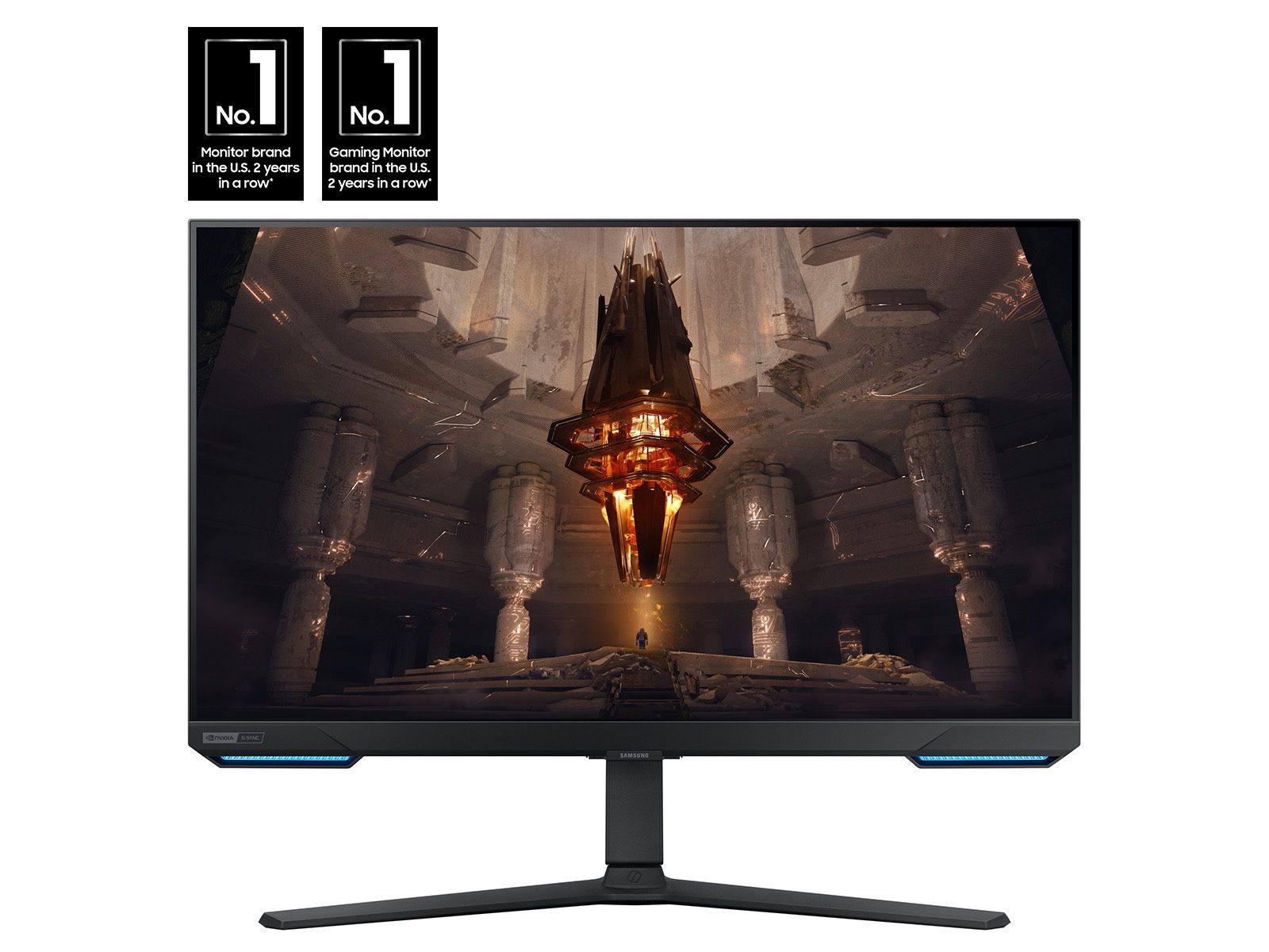 Samsung Odyssey G70B 28” 4K 144Hz Gaming Monitor (HDMI 2.1, IPS, G-Sync/FreeSync)