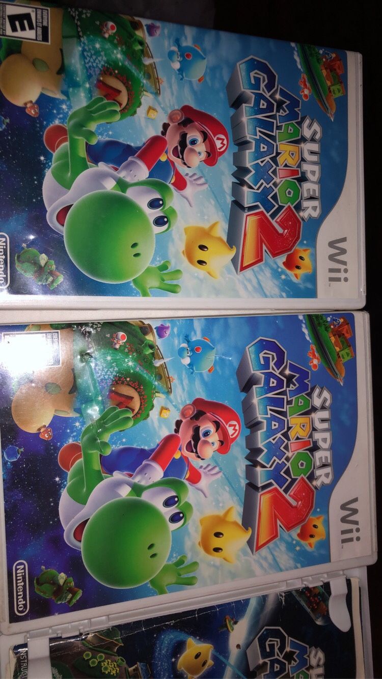 Wii & Wii U games Mario Party 10 25$ Super Mario Galaxy 2 25$ •Mario 3D world 20$