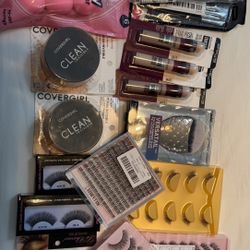 New Makeup Lot – Maybelline, CoverGirl, Lashes, Brushes & More