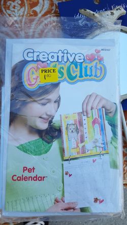 Creative pet calendar