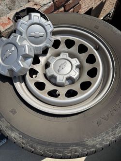 Chevy wheels with tires