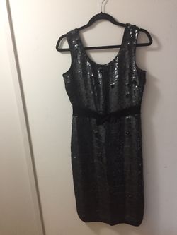 Brand New! FCUK Black Sequin Evening Dress