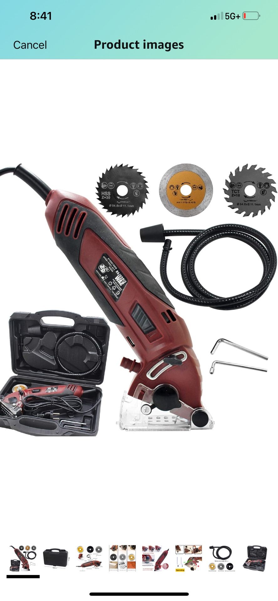 Multifunction Corded Mini Circular Saw Machine Set, 400W