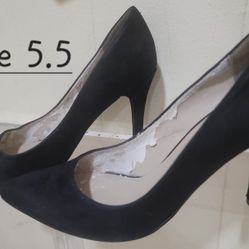 Black High Heels 5.5