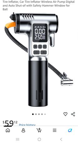 Wireless Digital Tire Inflator Air Pump