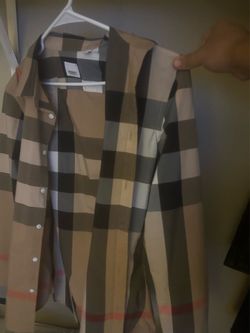 Burberry button up shirt