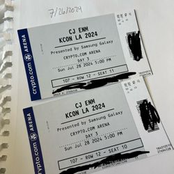 KCON LA 2024 Day 3 Concert Tickets