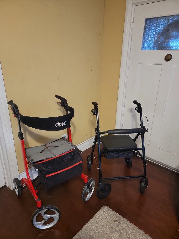 Probasics Alluminum Rollator With Storage Bag & Drive Alluminum Medical Nitro Rollator Walkers 