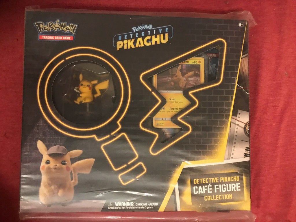 Sealed Pokémon Detective Pikachu Cafe Figure Collection Box