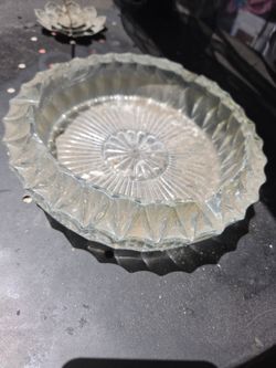 Clear Glass Ashtray