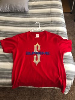 Supreme red diamond tee size M